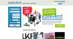 Desktop Screenshot of ezeevent.com
